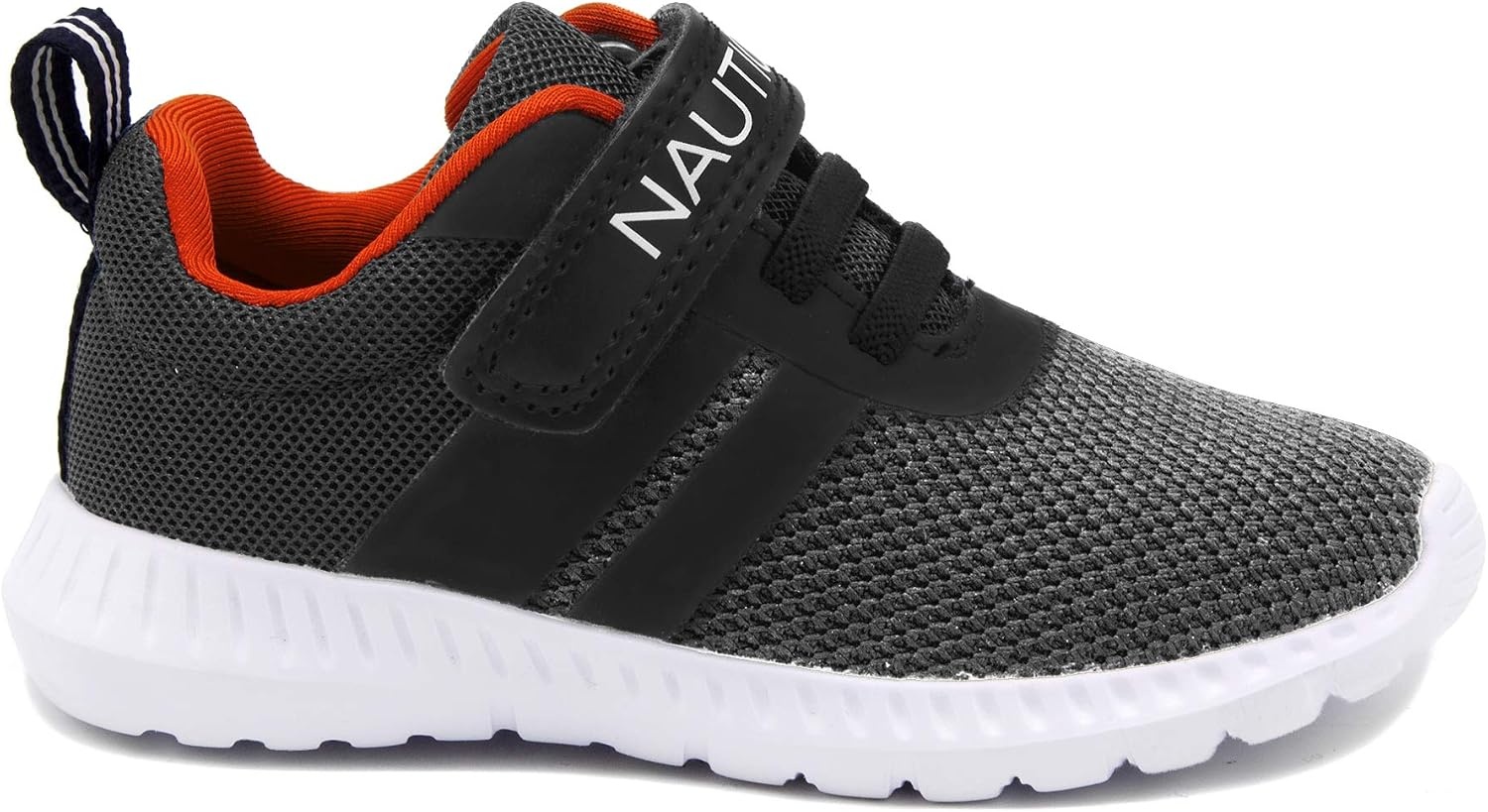 image:imageNautica Kids Fashion Sneaker Athletic Running Shoe with One Strap Boys GirlsToddlerLittle KidStorm Grey