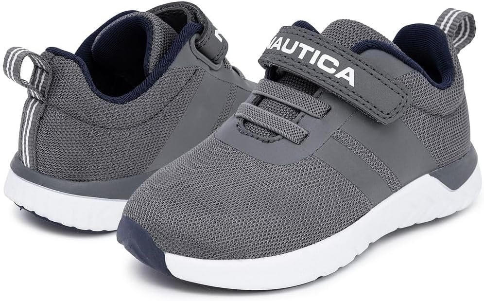 image:imageNautica Kids Fashion Sneaker Athletic Running Shoe with One Strap Boys GirlsToddlerLittle KidStorm Mesh Navy