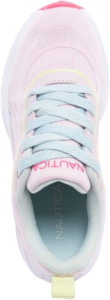 image:imageNautica Kids Girls Metallic Fashion Sneaker LaceUp Athletic Running Shoe I kappil I Big Kid Little Kid ToddlerLilac Pink Bluemarius