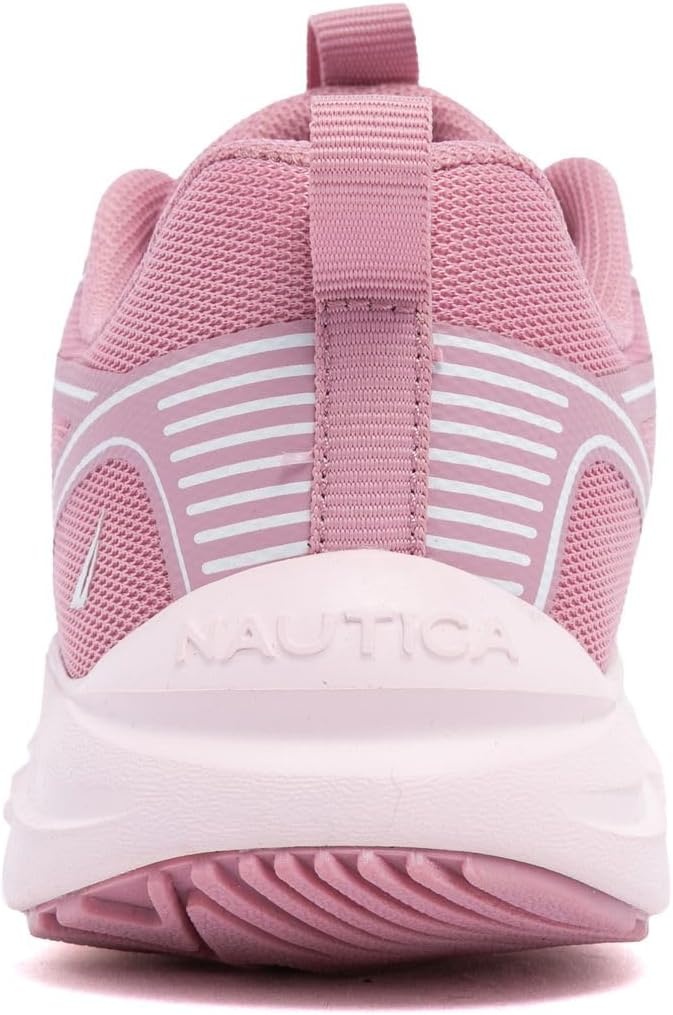 image:imageNautica Kids Girls Metallic Fashion Sneaker LaceUp Athletic Running Shoe I kappil I Big Kid Little Kid ToddlerMauve Blush
