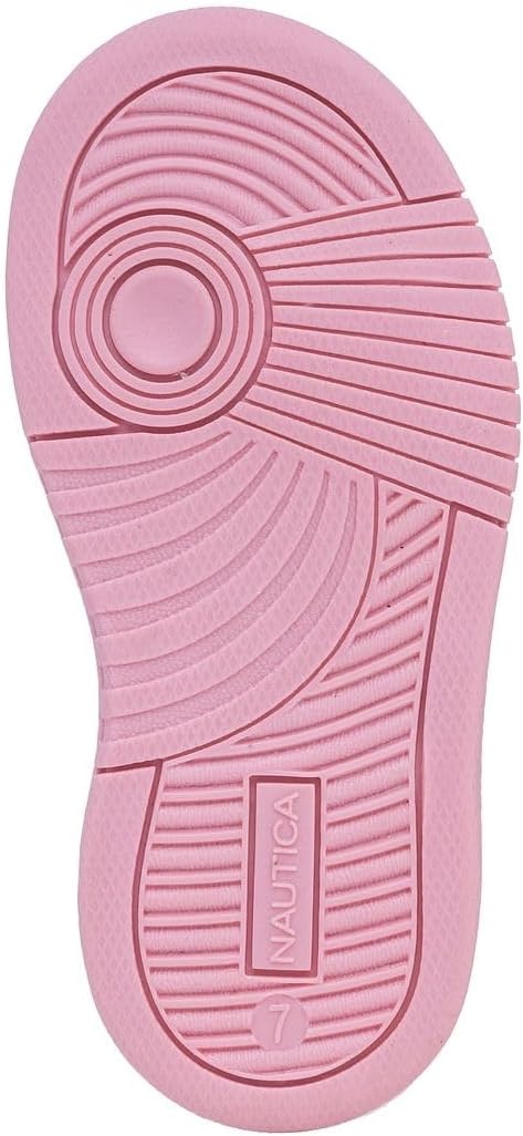 image:imageNautica Kids Girls Sneakers with Adjustable Strap and Bungee Straps Comfortable Casual Shoes ToddlerLittle KidPink Tealalmina