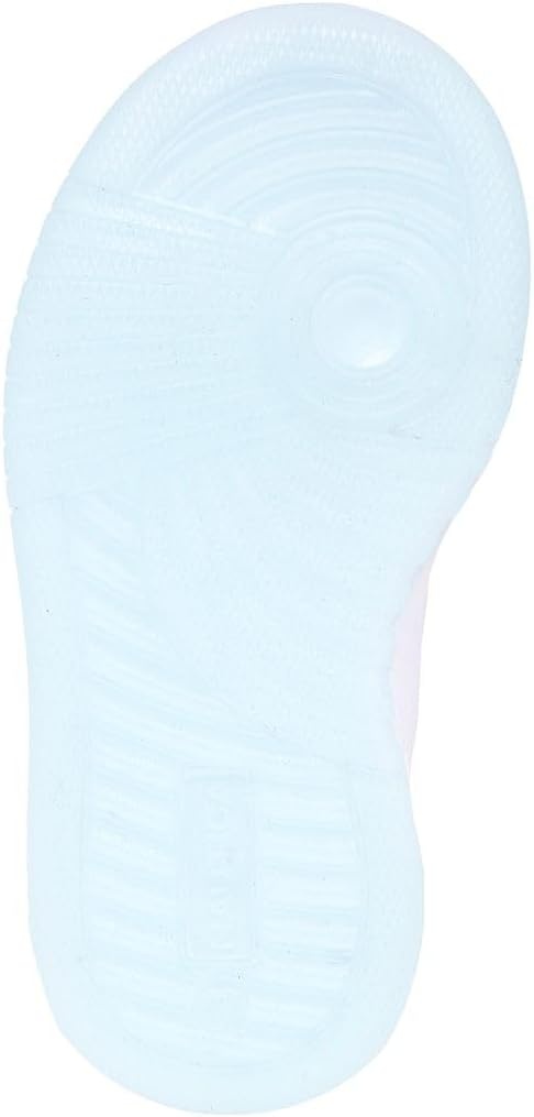 image:imageNautica Kids Girls Sneakers with Adjustable Strap and Bungee Straps Comfortable Casual Shoes ToddlerLittle KidWhite Pastel