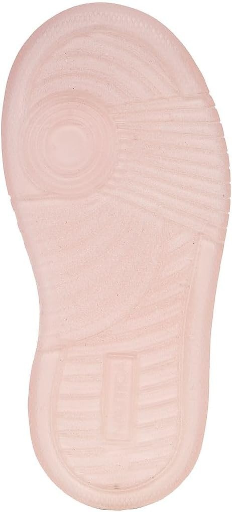 image:imageNautica Kids Girls Sneakers with Adjustable Strap and Bungee Straps Comfortable Casual Shoes ToddlerLittle KidWhite Pinkalmina