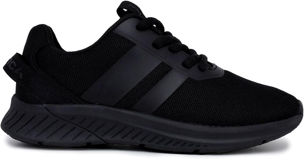 image:imageNautica Kids Running Sneakers Comfortable Shoes for Boys and Girls Sizes for Big amp Little Kids LaceUpBungee ManalapinBlack Monomanalapin