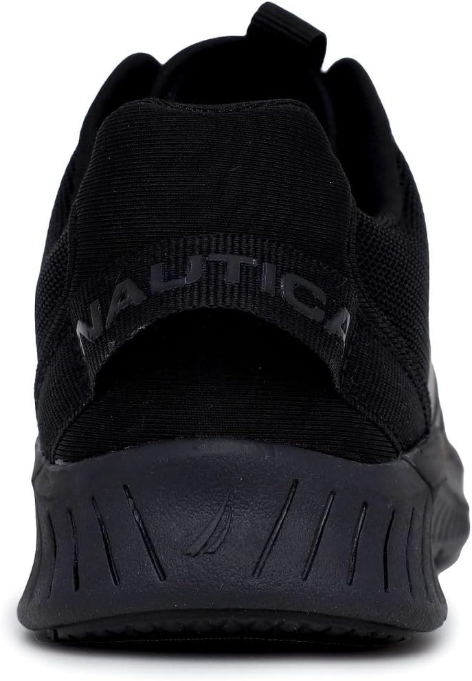 image:imageNautica Kids Running Sneakers Comfortable Shoes for Boys and Girls Sizes for Big amp Little Kids LaceUpBungee ManalapinBlack Monomanalapin