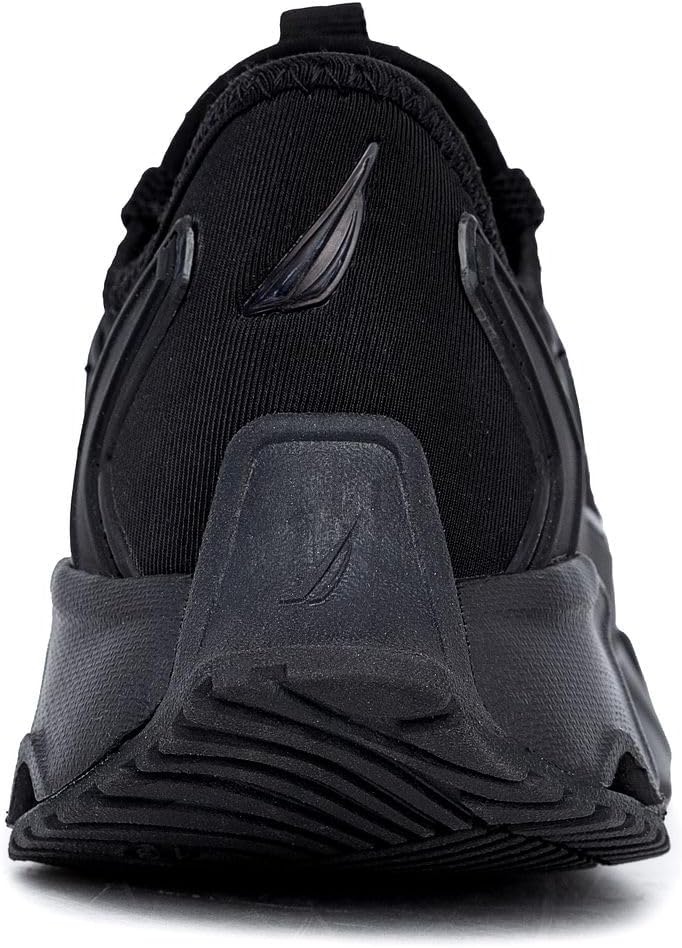image:imageNautica Kids Running Sneakers Comfortable Shoes for Boys and Girls Sizes for Big amp Little Kids LaceUpBungee ManalapinBlack Monomazi