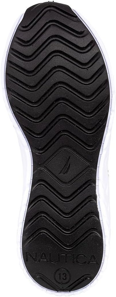 image:imageNautica Kids Running Sneakers Comfortable Shoes for Boys and Girls Sizes for Big amp Little Kids LaceUpBungee ManalapinRed Black