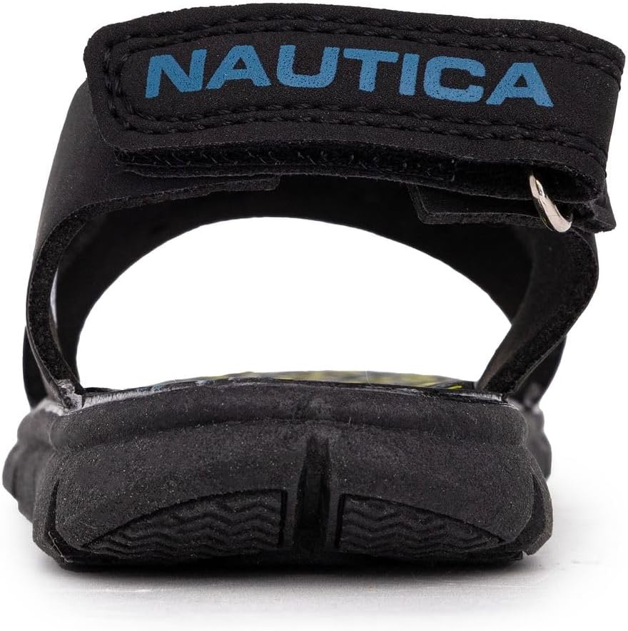 image:imageNautica Kids Sports Sandals Water Shoes Open Toe Athletic Summer Sandal Boy Girl Little KidBig KidBlack Teal
