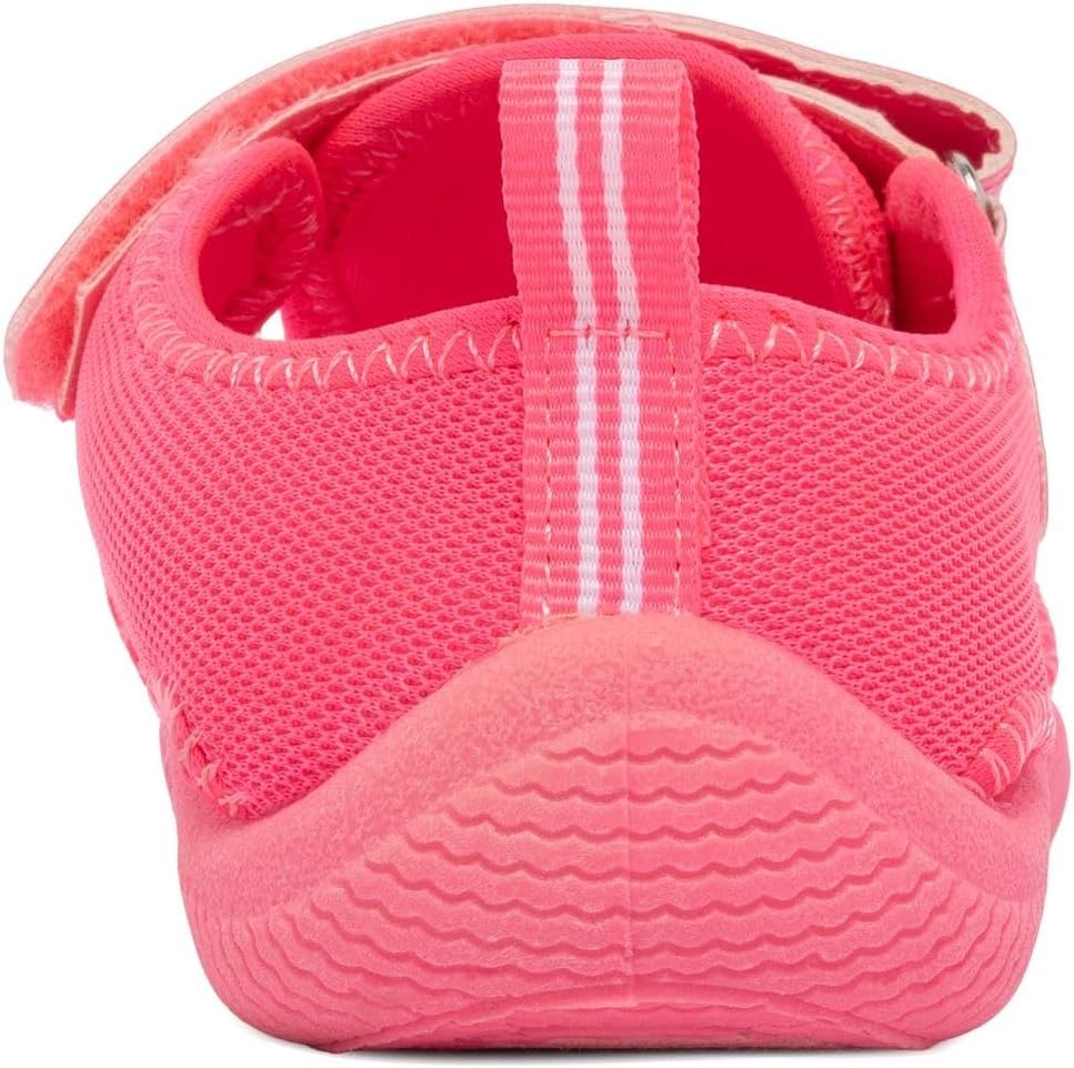 image:imageNautica Kids Water Shoes for Boys Girls Toddler Quick Dry Swim Shoes Aqua Socks Beach Pool Closed Toe Barefoot Summer Watershoes for Toddlers Size 512Neon Pink