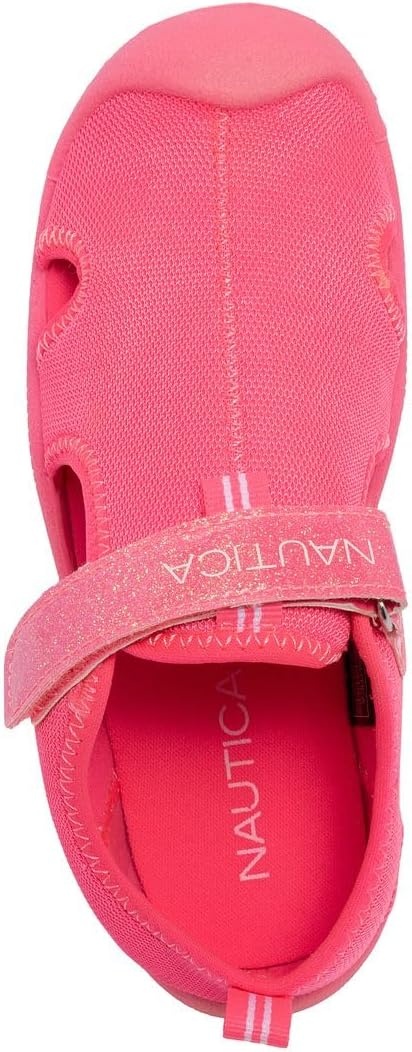 image:imageNautica Kids Water Shoes for Boys Girls Toddler Quick Dry Swim Shoes Aqua Socks Beach Pool Closed Toe Barefoot Summer Watershoes for Toddlers Size 512Neon Pink