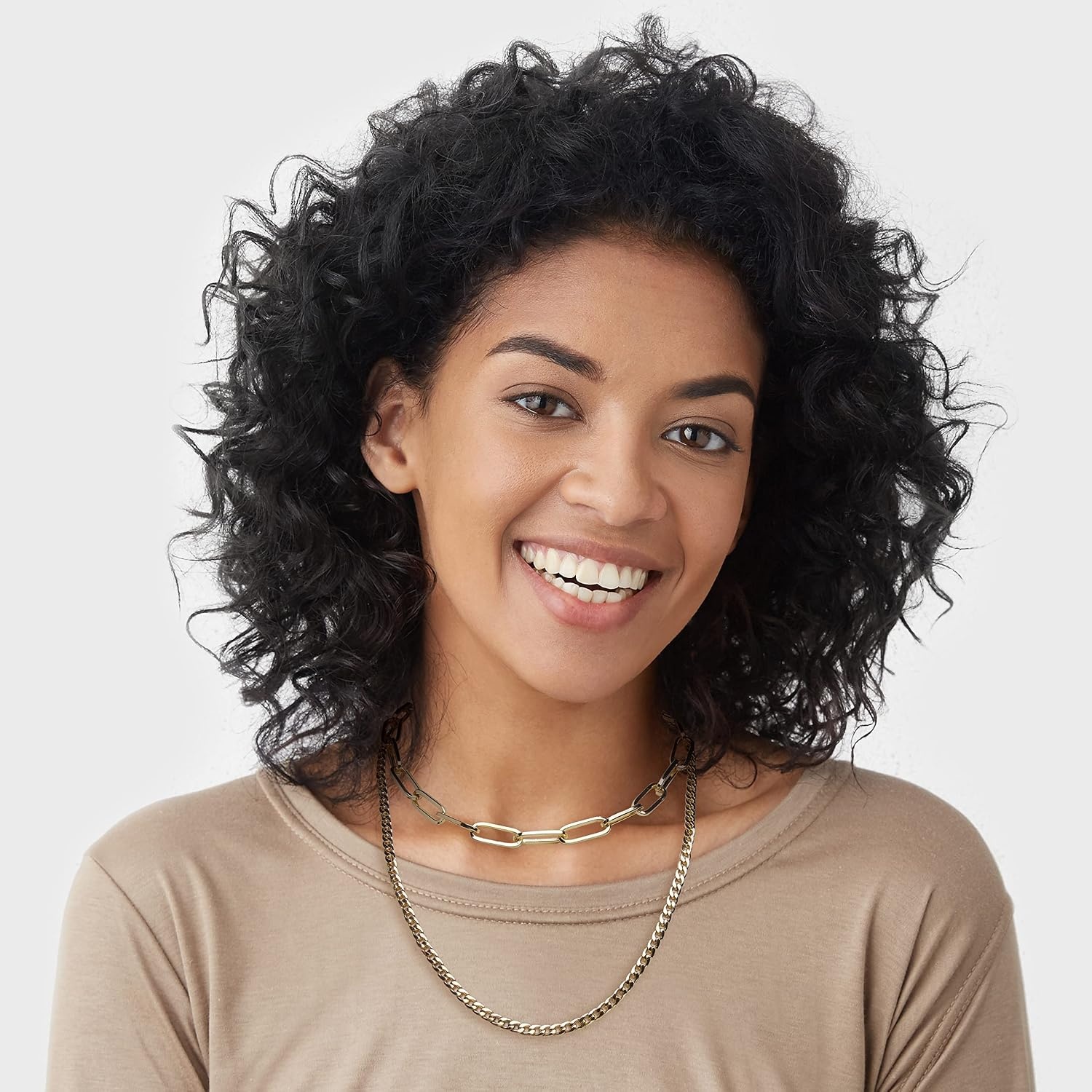 image:imageNautica Link Curb Chain Necklace Set for Women 14K Yellow Gold Plated Alloy 16 20 Inches