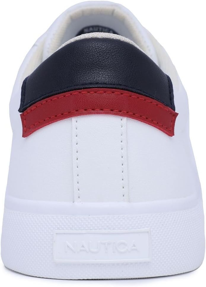 image:imageNautica Mens Casual Shoe Classic LaceUp Low Top Loafer Fashion Sneaker in Medium amp Wide Width SizesAlos White