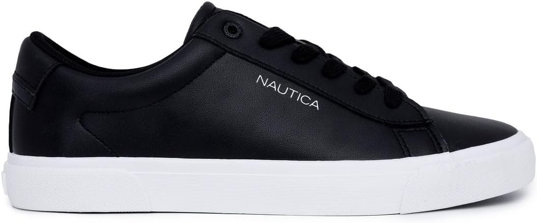 image:imageNautica Mens Casual Shoe Classic LaceUp Low Top Loafer Fashion Sneaker in Medium amp Wide Width SizesAlosblack