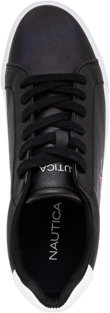 image:imageNautica Mens Casual Shoe Classic LaceUp Low Top Loafer Fashion Sneaker in Medium amp Wide Width SizesBlack
