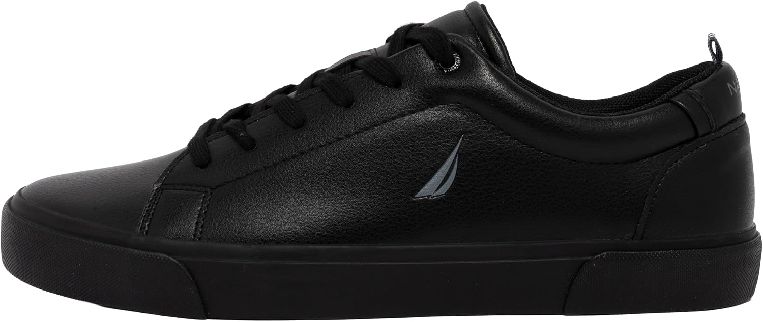 image:imageNautica Mens Casual Shoe Classic LaceUp Low Top Loafer Fashion Sneaker in Medium amp Wide Width SizesBlack Mono