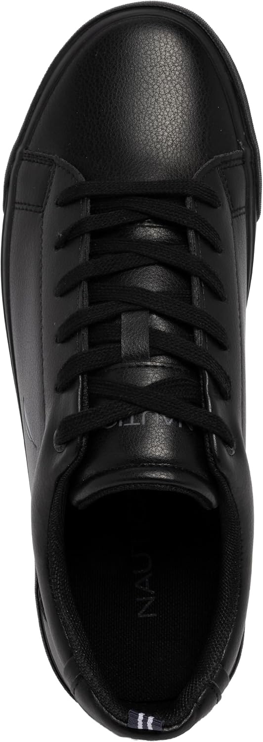 image:imageNautica Mens Casual Shoe Classic LaceUp Low Top Loafer Fashion Sneaker in Medium amp Wide Width SizesBlack Mono