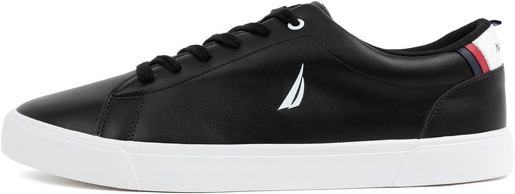 image:imageNautica Mens Casual Shoe Classic LaceUp Low Top Loafer Fashion Sneaker in Medium amp Wide Width SizesBlackWhite