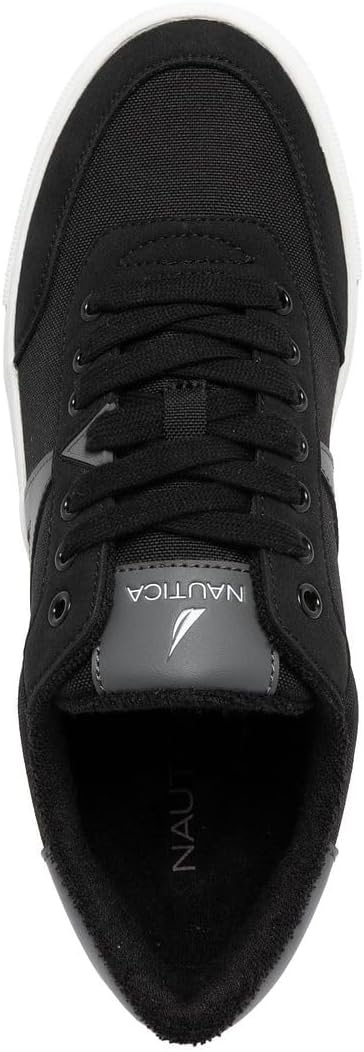 image:imageNautica Mens Casual Shoe Classic LaceUp Low Top Loafer Fashion Sneaker in Medium amp Wide Width SizesBlackmuna