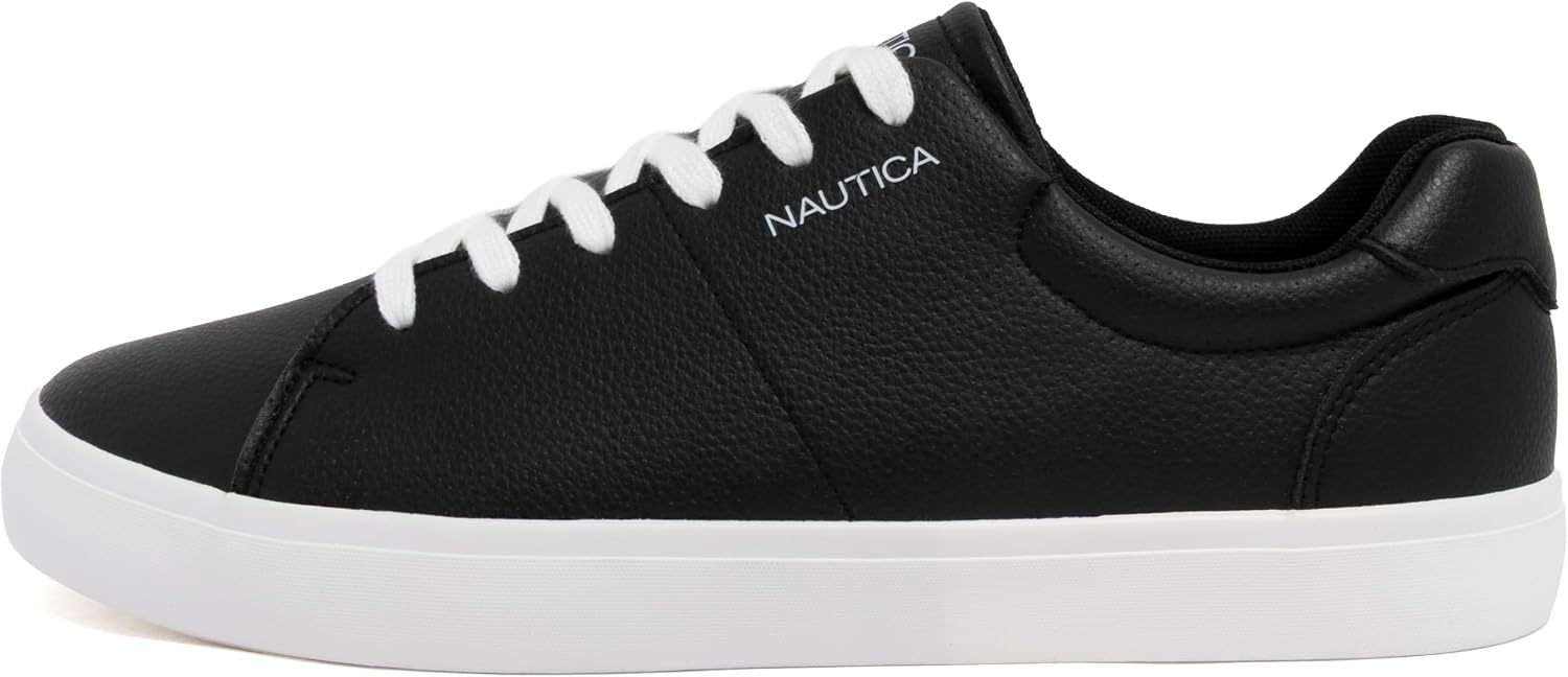 image:imageNautica Mens Casual Shoe Classic LaceUp Low Top Loafer Fashion Sneaker in Medium amp Wide Width SizesBlackwalvis