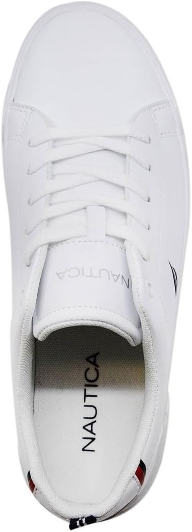 image:imageNautica Mens Casual Shoe Classic LaceUp Low Top Loafer Fashion Sneaker in Medium amp Wide Width SizesGraveswhiteNavy
