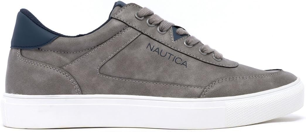 image:imageNautica Mens Casual Shoe Classic LaceUp Low Top Loafer Fashion Sneaker in Medium amp Wide Width SizesGreyjansen