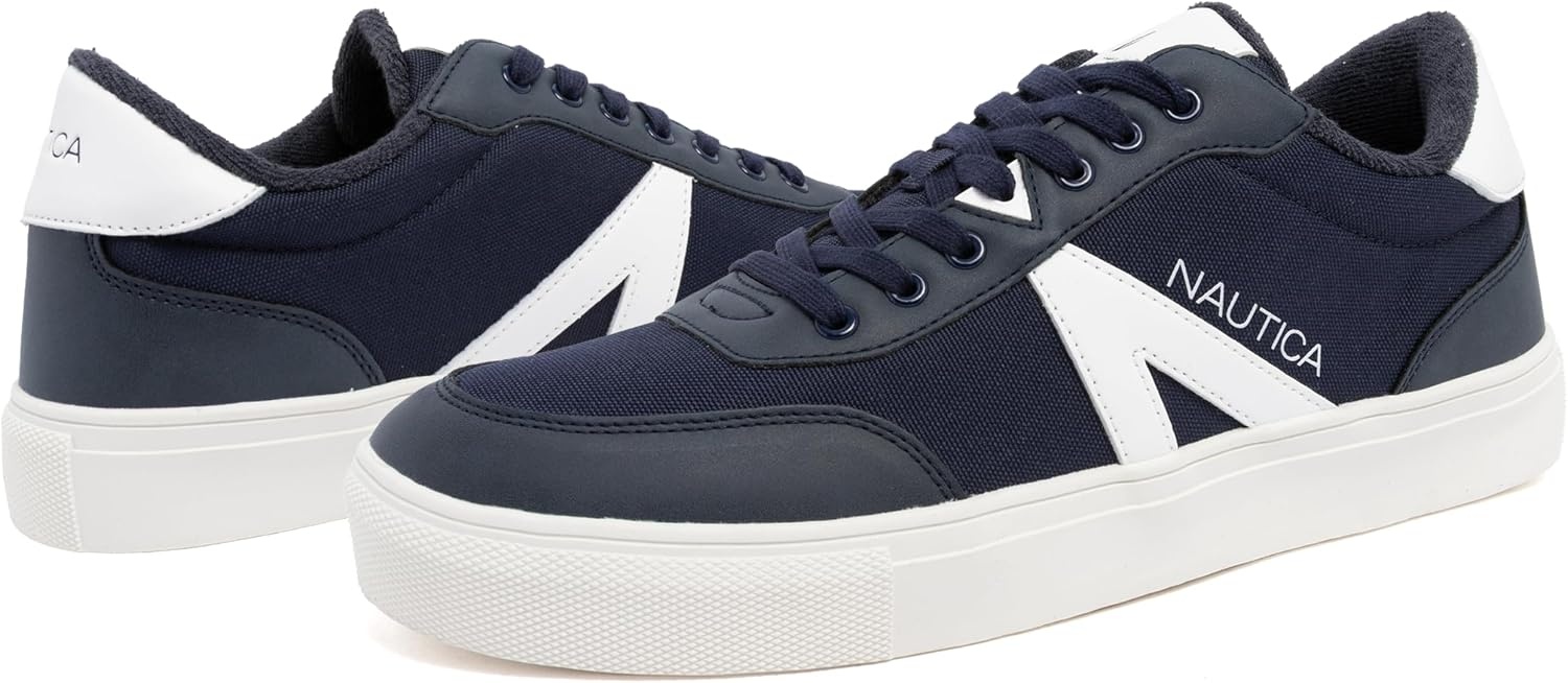 image:imageNautica Mens Casual Shoe Classic LaceUp Low Top Loafer Fashion Sneaker in Medium amp Wide Width SizesNavymuna