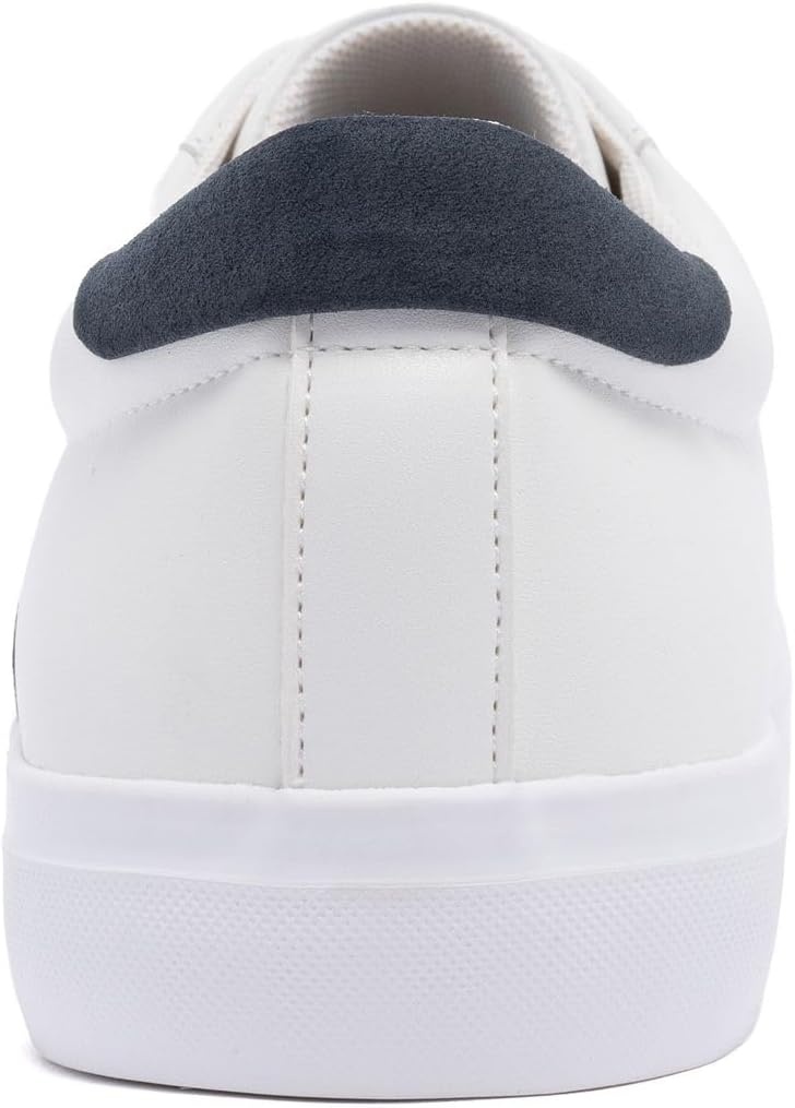 image:imageNautica Mens Casual Shoe Classic LaceUp Low Top Loafer Fashion Sneaker in Medium amp Wide Width SizesWhite Navy Grey