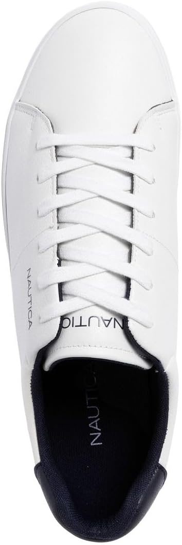 image:imageNautica Mens Casual Shoe Classic LaceUp Low Top Loafer Fashion Sneaker in Medium amp Wide Width SizesWhite Navywalvis