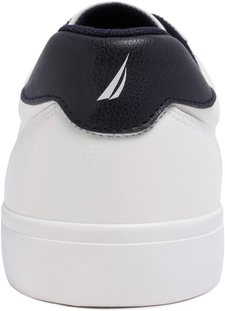 image:imageNautica Mens Casual Shoe Classic LaceUp Low Top Loafer Fashion Sneaker in Medium amp Wide Width SizesWhite Navywalvis