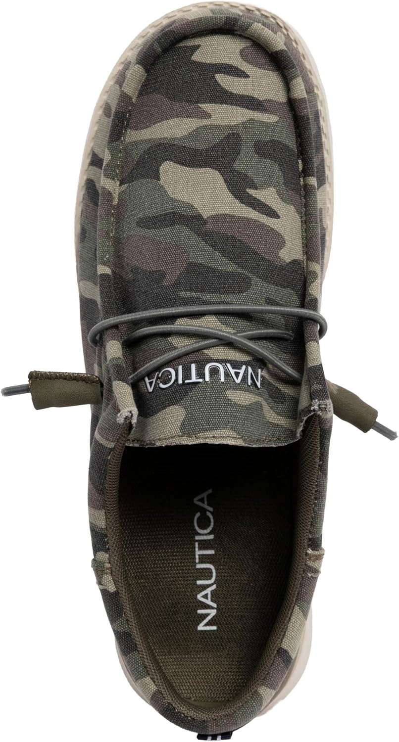 image:imageNautica Mens Comfort Loafers SlipOn Boat Shoe Lightweight Casual Stretch SneakerRushfordCamo