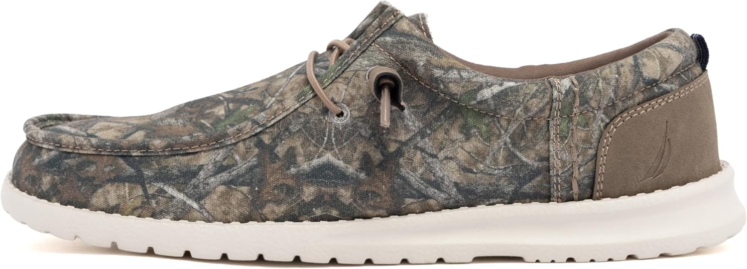 image:imageNautica Mens Comfort Loafers SlipOn Boat Shoe Lightweight Casual Stretch SneakerRushfordDark Tree Camo