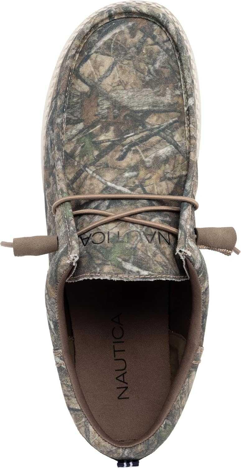 image:imageNautica Mens Comfort Loafers SlipOn Boat Shoe Lightweight Casual Stretch SneakerRushfordDark Tree Camo