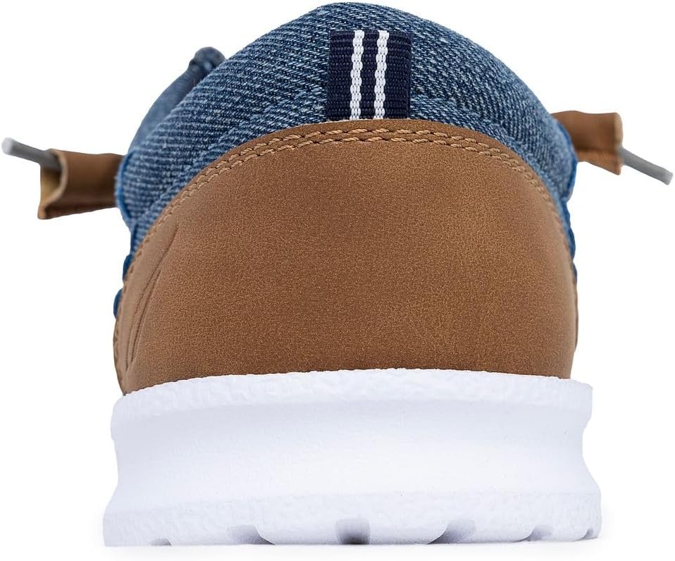 image:imageNautica Mens Comfort Loafers SlipOn Boat Shoe Lightweight Casual Stretch SneakerRushfordDenim