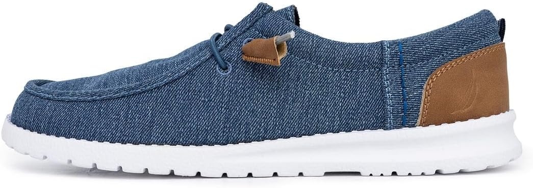 image:imageNautica Mens Comfort Loafers SlipOn Boat Shoe Lightweight Casual Stretch SneakerRushfordDenim