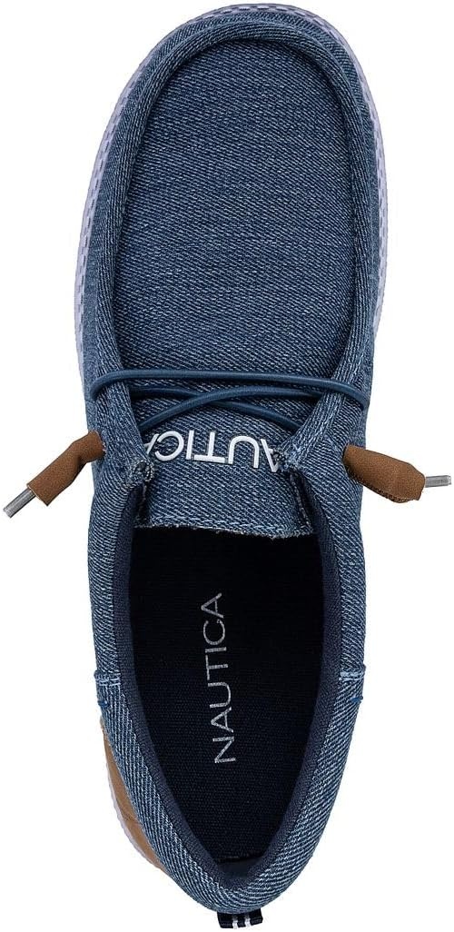 image:imageNautica Mens Comfort Loafers SlipOn Boat Shoe Lightweight Casual Stretch SneakerRushfordDenim