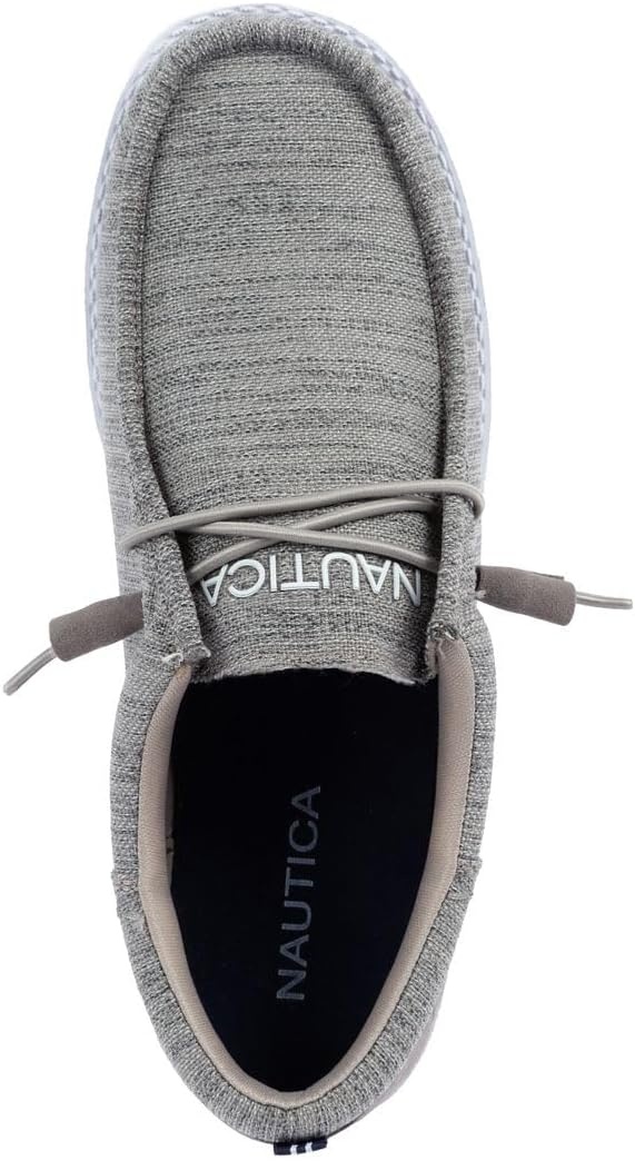 image:imageNautica Mens Comfort Loafers SlipOn Boat Shoe Lightweight Casual Stretch SneakerRushfordHeather Grey