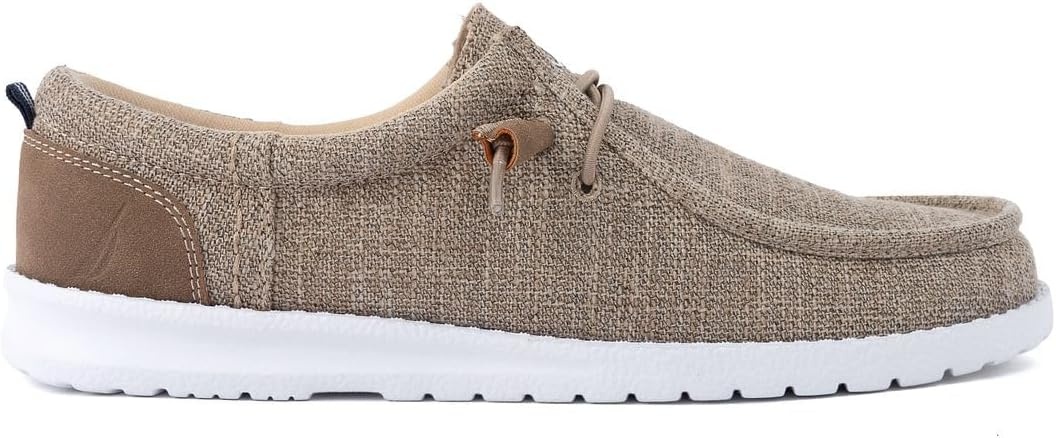 image:imageNautica Mens Comfort Loafers SlipOn Boat Shoe Lightweight Casual Stretch SneakerRushfordSand Brown