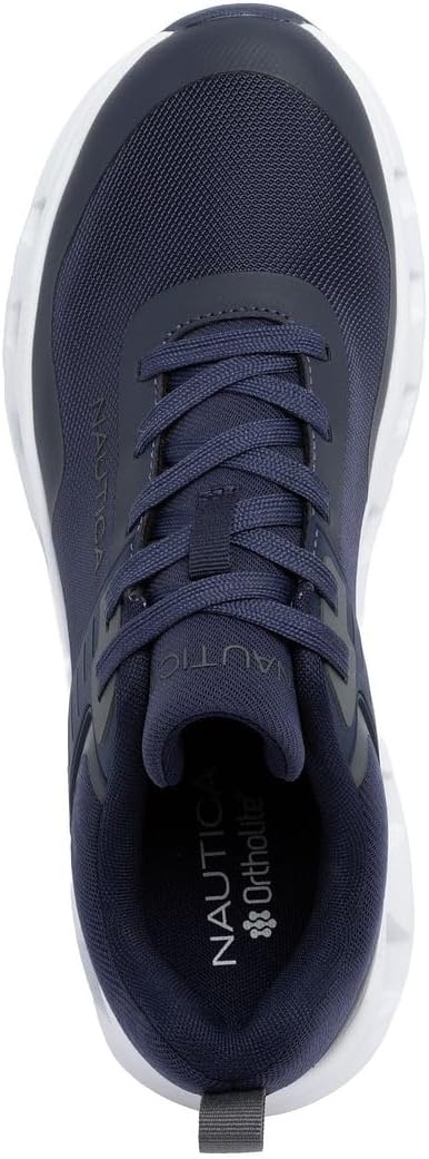 image:imageNautica Mens Running Sneakers Sport Fashion LaceUp Athletic Soft Shoes for Gym Tennis Men Cushioned Breathable Lightweight amp ComfortableNavy Charcoalbolang