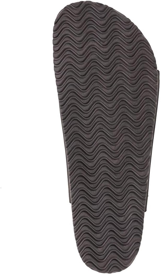 image:imageNautica Mens Sandals Casual Slides with 2 Adjustable Buckle Straps and Cork Footbed for Ultimate Comfort and Style RegularWide Width Big SizeGrey Monotriun