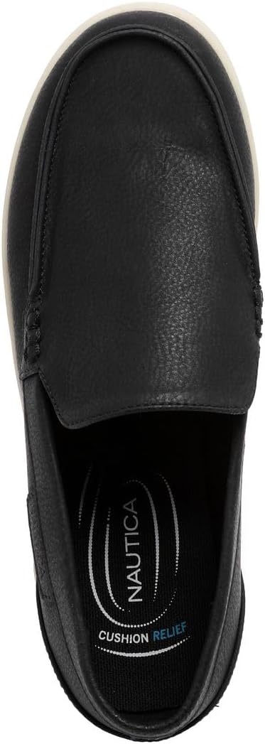 image:imageNautica Mens SlipOn Loafers Casual Moc Toe Sneakers Boat Shoes Slipper for Men Lightweight amp Comfortable DerwinBlack