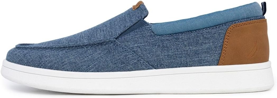 image:imageNautica Mens SlipOn Loafers Casual Moc Toe Sneakers Boat Shoes Slipper for Men Lightweight amp Comfortable DerwinBlue Denimpatro