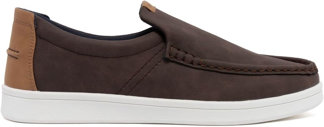 image:imageNautica Mens SlipOn Loafers Casual Moc Toe Sneakers Boat Shoes Slipper for Men Lightweight amp Comfortable DerwinBrownBrown