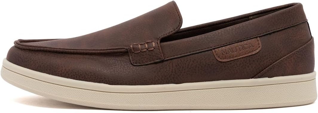 image:imageNautica Mens SlipOn Loafers Casual Moc Toe Sneakers Boat Shoes Slipper for Men Lightweight amp Comfortable DerwinChocolate