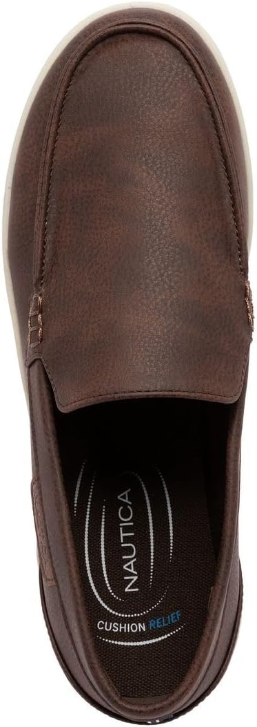 image:imageNautica Mens SlipOn Loafers Casual Moc Toe Sneakers Boat Shoes Slipper for Men Lightweight amp Comfortable DerwinChocolate