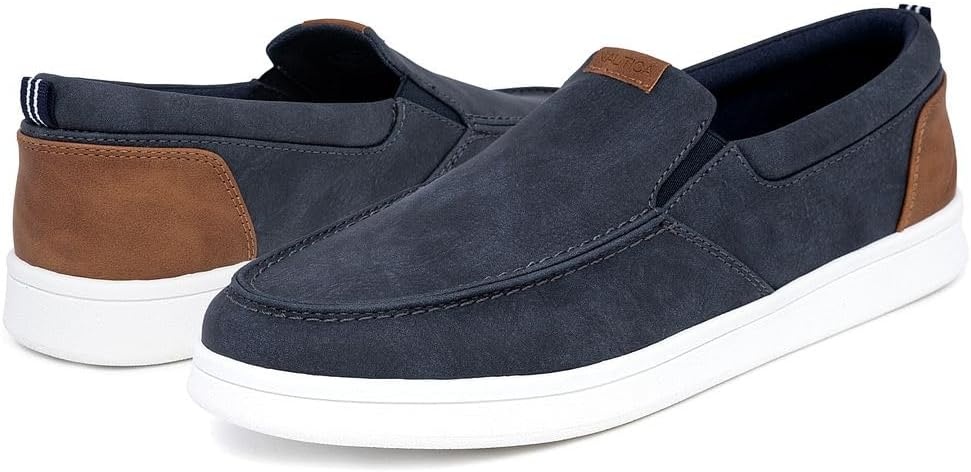 image:imageNautica Mens SlipOn Loafers Casual Moc Toe Sneakers Boat Shoes Slipper for Men Lightweight amp Comfortable DerwinNavy Smoothpatro