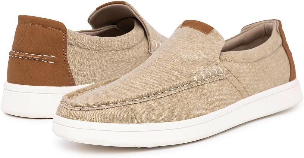 image:imageNautica Mens SlipOn Loafers Casual Moc Toe Sneakers Boat Shoes Slipper for Men Lightweight amp Comfortable DerwinSand
