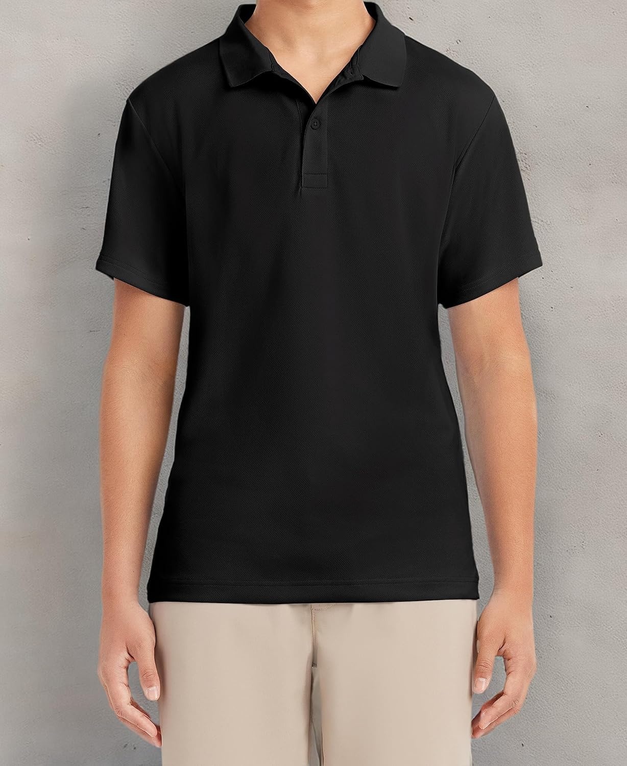 image:imageNautica Mens Uniform Short Sleeve Performance PoloBlack