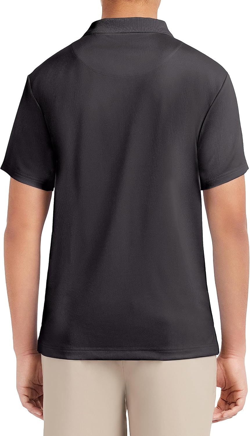 image:imageNautica Mens Uniform Short Sleeve Performance PoloCharcoal