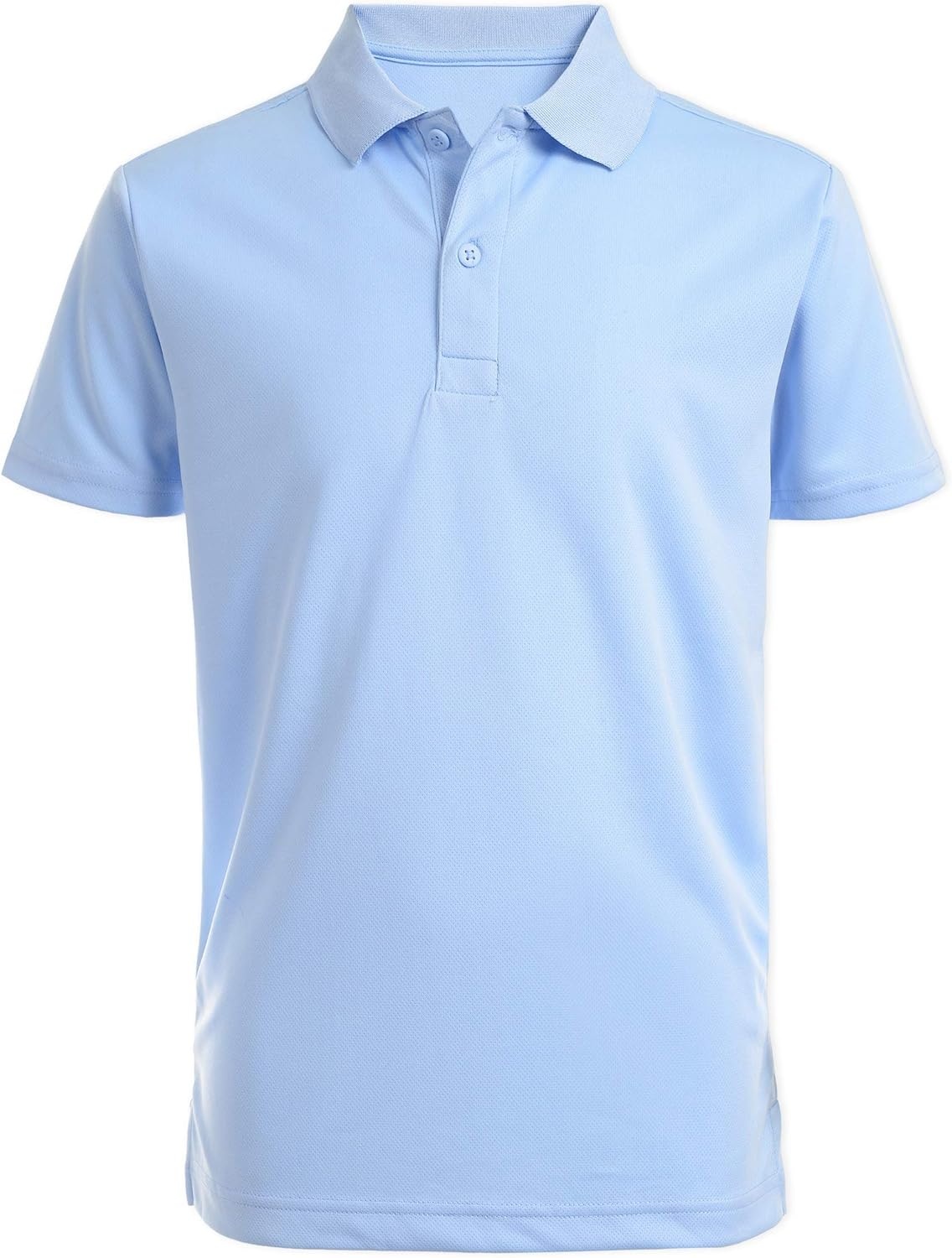 image:imageNautica Mens Uniform Short Sleeve Performance PoloLight Blue
