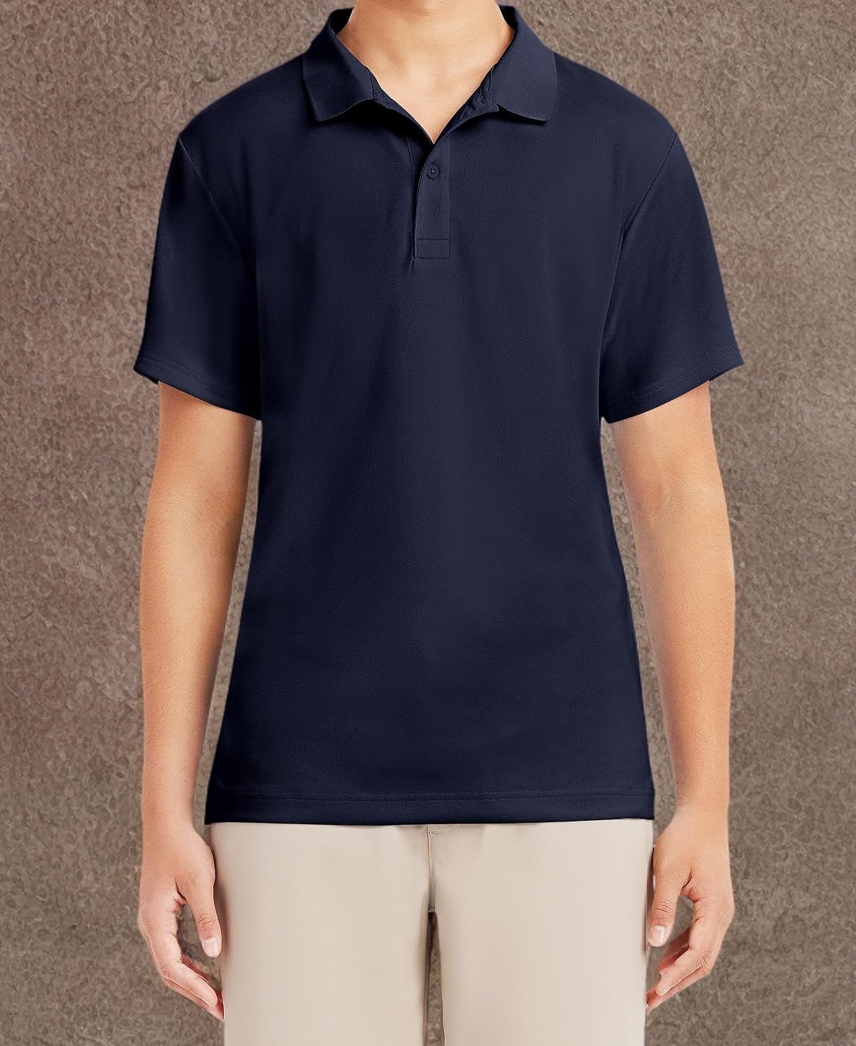 image:imageNautica Mens Uniform Short Sleeve Performance PoloNavy